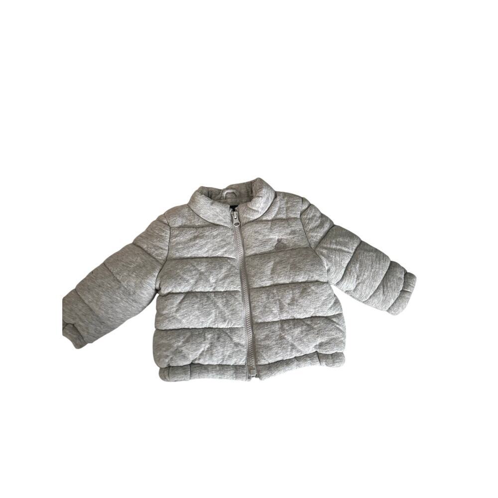 Baby Gap Grey Puffer Coat 0-6 months